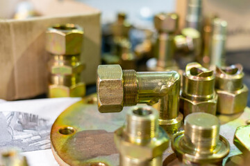 Brass and bronze fittings and threaded connections for water, oil, air and gas.