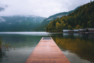 Fresh water lake in Austria.