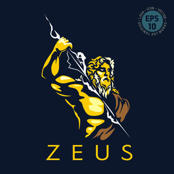 illustration of zeus vector image