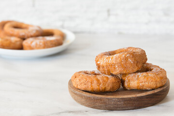 donuts and honey hand made