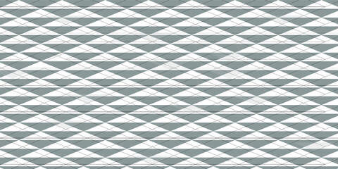 Seamless triangles geometric abstract pattern. Light gray triangles vector illustration design. Ornamental mosaic tile triangular background, minimalist simple wallpaper