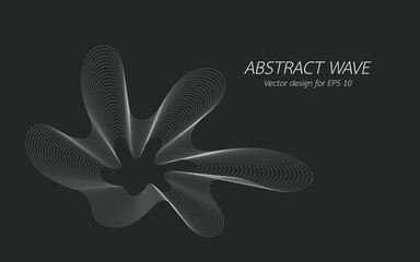 abstract background with flower