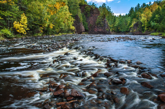 592-45 Bad River Early Autumn