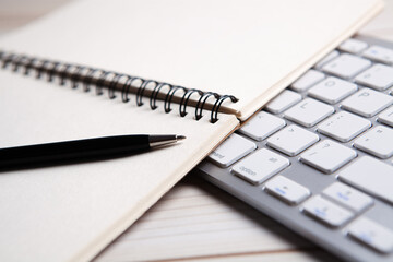 Close up calculator and financial report - accounting concept