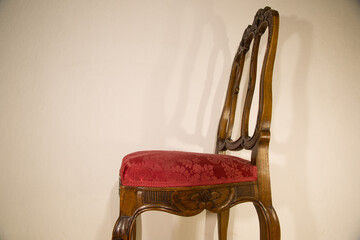 Aachen-Lütticher chair, baroque style furniture, carved oak, stained, seat with horsehair filling,...