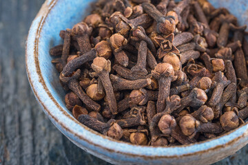 Whole Cloves in a Bowl