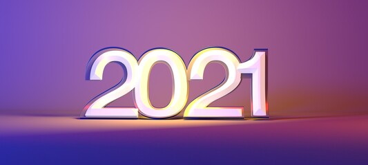 JAHR 2021 business 3d digital erfolg