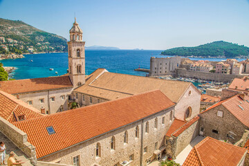 Dubrovnik Kroatien Altstadt und Panorama