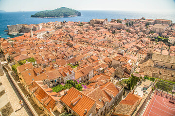 Dubrovnik Kroatien Altstadt und Panorama