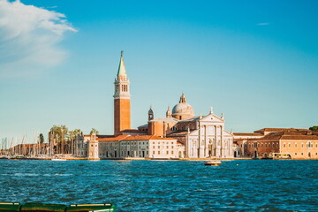 Fototapeta na wymiar Landscape of Venice. San Giorgio Maggiore church.