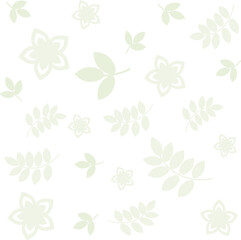 Flowers and leavis backgraund. isolated