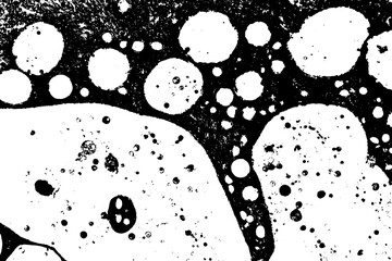 Black and white artwork grunge texture. Vector illustration.