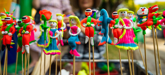 To He (toy figurine) is a traditional toy for children in Vietnam which is made from glutinous rice powder in form of edible figurine such as animals or characters in folk stories