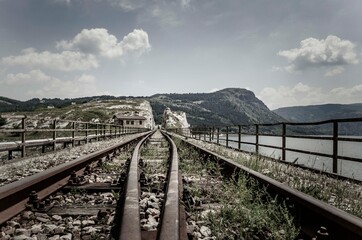 railway in the mountains