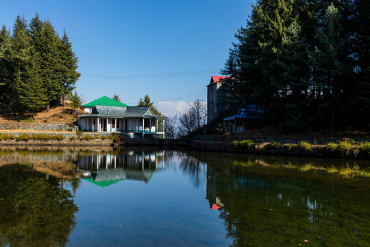 Various views of the Tani Jubaar Lake, Narkanda