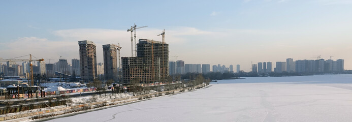 Tower construction cranes