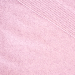 close up of pink cashmere texture - Sustainable Fashion Concept