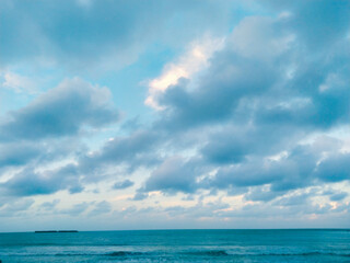 blue sky and sea