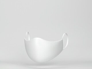 Protective face mask mockup