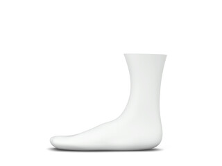 Blank cotton sock mockup