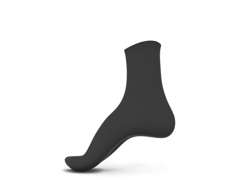 Blank cotton sock mockup