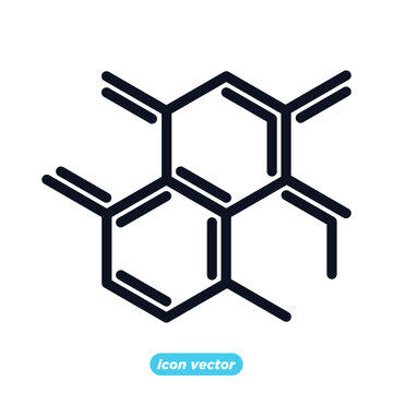 Molecule icon template color editable. Molecule symbol vector illustration for graphic and web design.