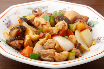 鶏肉とカシューナッツ炒め
