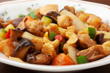 鶏肉とカシューナッツ炒め