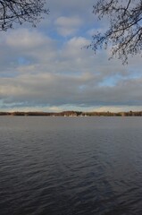 Plaine de Mazerolles et son Club nautique. Sucé-sur-Erdre. France