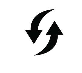 arrow simple illustration vector clip art flat