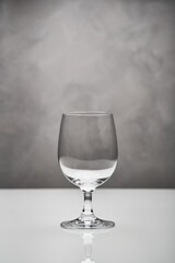 empty wine glass