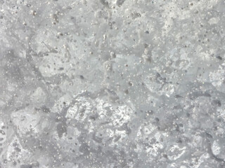 Vague vue de l'intérieur sur la mer méditerranée