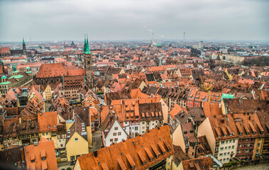 Obraz premium Nürnberg Altstadt und Sehenswürdigkeiten