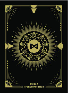 PRINTABLE Runes Deck Cards/Ancient scandinavian rune/Witch craft tool/Divination Deck, Meditation, Spirituality