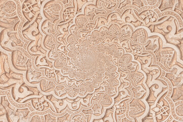 Arab background remanding to Islam culture. Design created using droste effect on a 13th century...