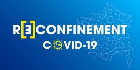 3 ème confinement - 2021 - troisième distanciation sociale et isolement de la population durant l'épidémie de coronavirus du Covid-19 en France