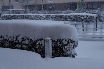 consecuencias del temporal Filomena, Madrid, copiosas nieves que imposibilitan una vida normal.