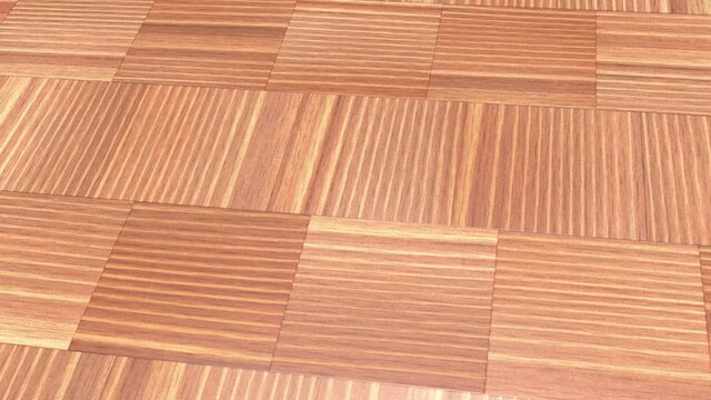Varnished English oak flooring, textured background of wooden laminate, parquet flooring. 3D-rendering