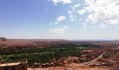 Ourzazate town in Morocco