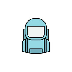 avatar astronaut outline icon. Signs and symbols can be used for web logo mobile app UI UX
