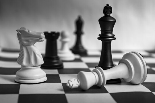Chess board, pieces and scenarios to ilustrate te game culture and vibe. Can also be used to represent business, challenge, plans, life, situations etc.