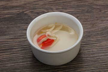 Vietnamese vinegar sauce with chili