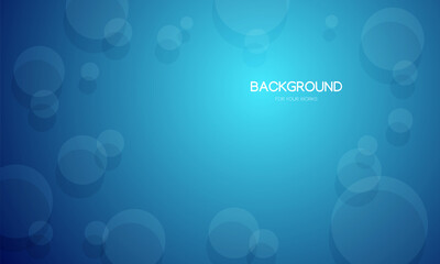 Abstract background vector illustration. Gradient blue with geometric shapes composition.