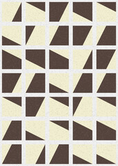 Abstract Geometric Pattern generative computational art illustration