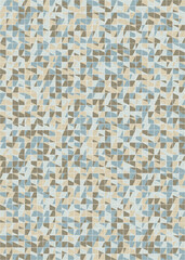 Fototapeta premium Abstract Geometric Pattern generative computational art illustration