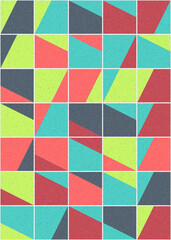 Abstract Geometric Pattern generative computational art illustration