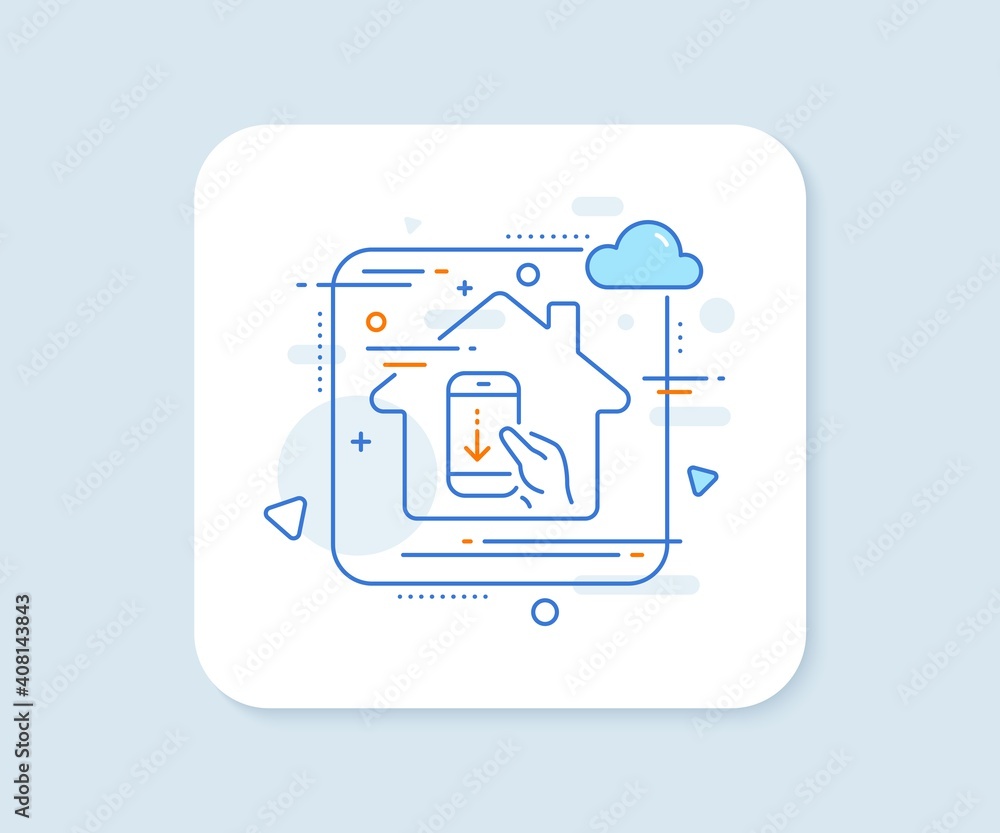 Aufkleber scroll down phone line icon. abstract vector button. scrolling screen sign. swipe page. scroll down 