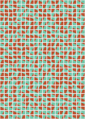 Abstract Geometric Pattern generative computational art illustration