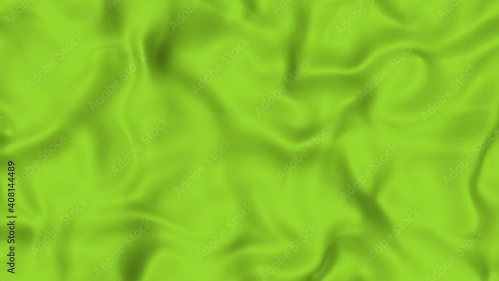 Poster green wavy video background. loops automatically. rendering. computer graphics.