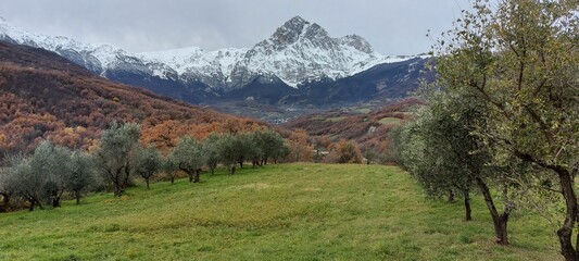 Fototapeta premium autumn in the mountains